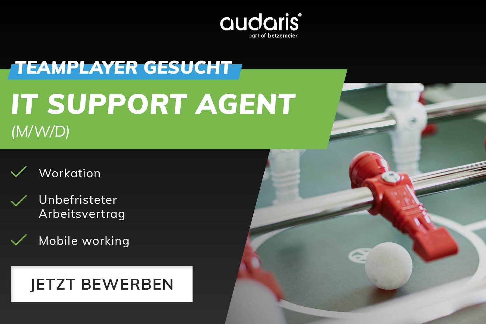 audaris: Support-Agent (m/w/d)