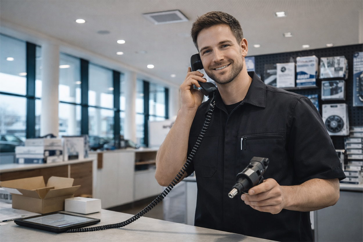 Mitarbeiter Teilevertrieb